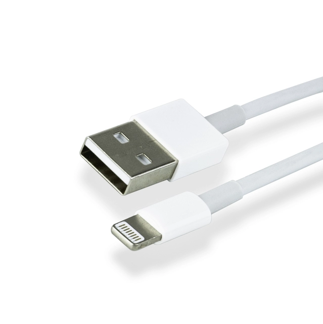 Een Kabel Green Mouse USB Lightning-A 1 meter wit koop je bij VHK Kantoorartikelen