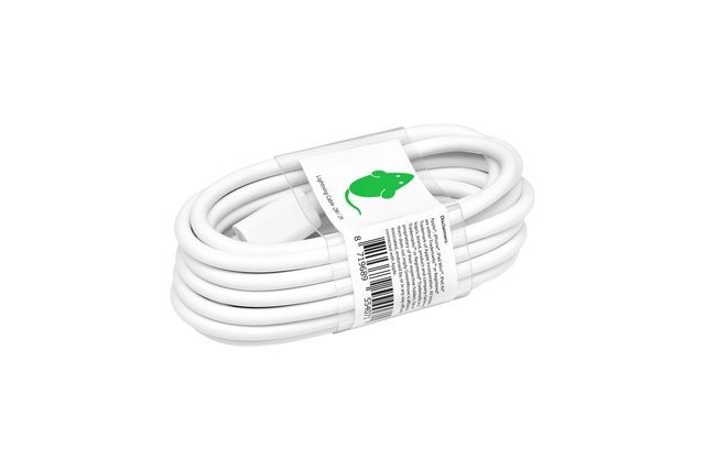 Een Kabel Green Mouse USB Lightning-A 2 meter wit koop je bij VHK Kantoorartikelen