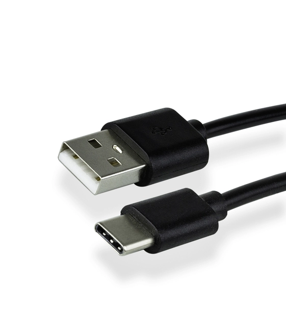 Een Kabel Green Mouse USB C-A 2.0 1 meter zwart koop je bij VHK Kantoorartikelen