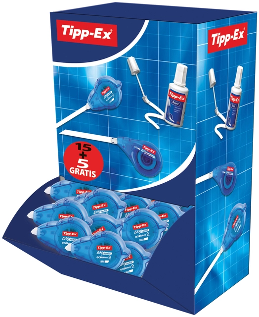 Een Correctieroller Tipp-ex easy refill ecolutions 5mmx14m doos à 15+5 gratis koop je bij VHK Kantoorartikelen