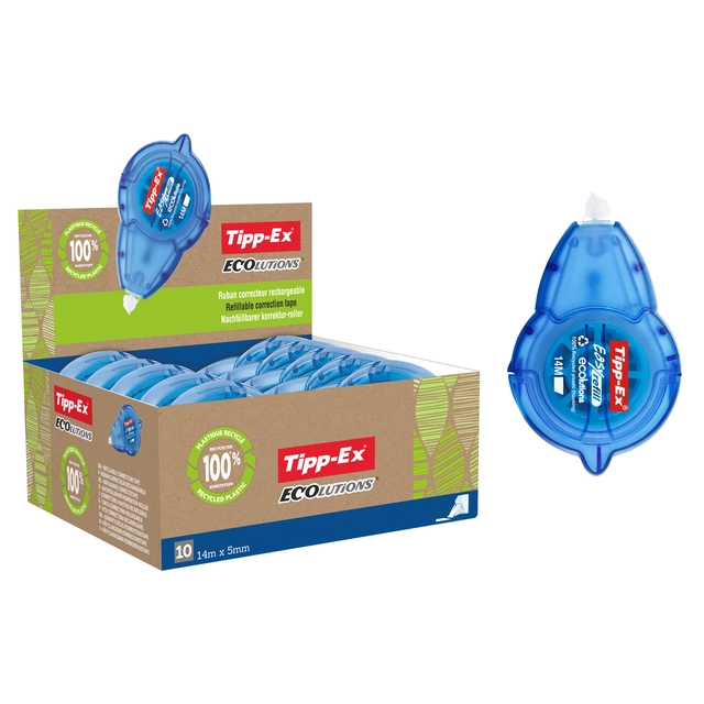 Een Correctieroller Tipp-ex easy refill ecolutions 5mmx14m koop je bij VHK Kantoorartikelen