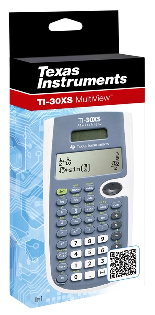 Een Rekenmachine TI-30XS solar multiview koop je bij VHK Kantoorartikelen