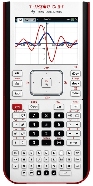 Een Rekenmachine TI Nspire CX II-T koop je bij VHK Kantoorartikelen