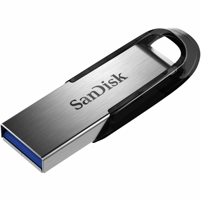 Een USB-stick 3.0 Sandisk Cruzer Ultra Flair 128GB koop je bij VHK Kantoorartikelen