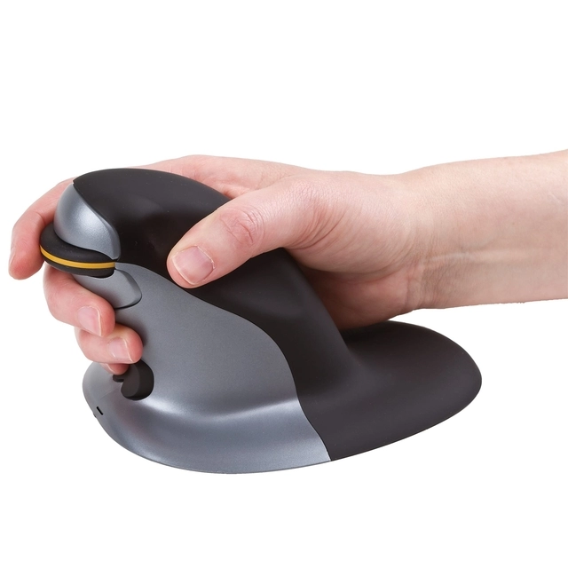 Een Ergonomische Muis Fellowes Penguin draadloos medium koop je bij VHK Kantoorartikelen