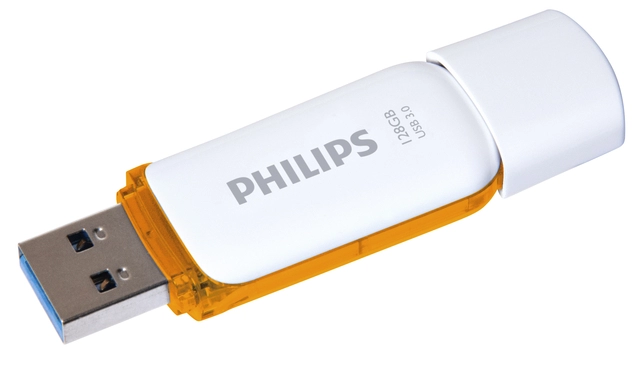 Een USB-stick 3.0 Philips Snow Edition Sunrise Orange 128GB koop je bij VHK Kantoorartikelen