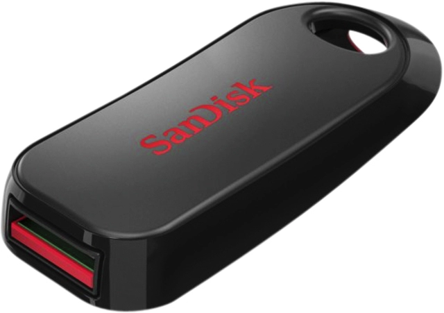 Een USB-stick 2.0 Sandisk Cruzer Snap 128GB koop je bij VHK Kantoorartikelen