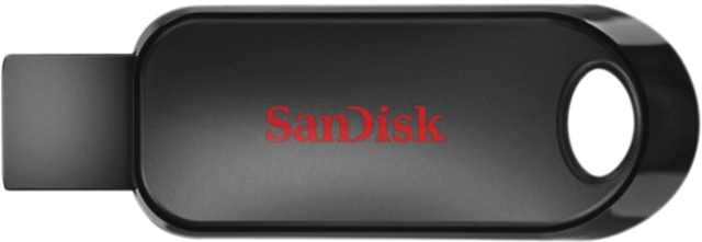 Een USB-stick 2.0 Sandisk Cruzer Snap 128GB koop je bij VHK Kantoorartikelen