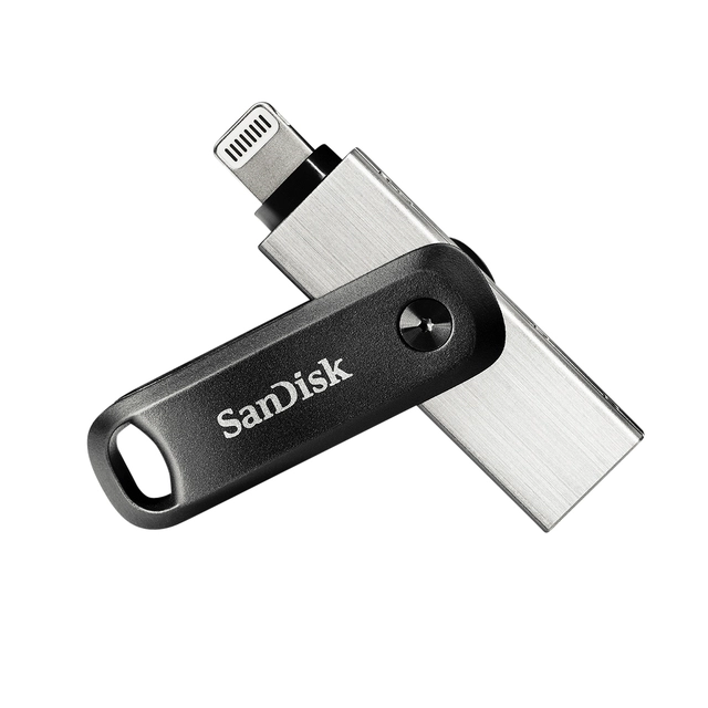 Een Usb-stick Sandisk iXpand-flashdrive Go 3.0 256GB koop je bij VHK Kantoorartikelen