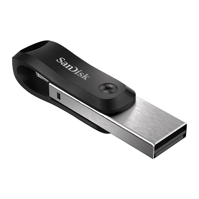 Een Usb-stick Sandisk iXpand-flashdrive Go 3.0 256GB koop je bij VHK Kantoorartikelen