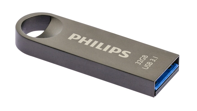 Een USB-stick 3.1 Philips Moon Space Grey 32GB koop je bij VHK Kantoorartikelen