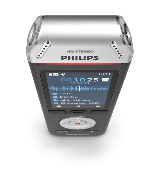 Een Digital voice recorder Philips DVT 2110 voor interviews koop je bij VHK Kantoorartikelen