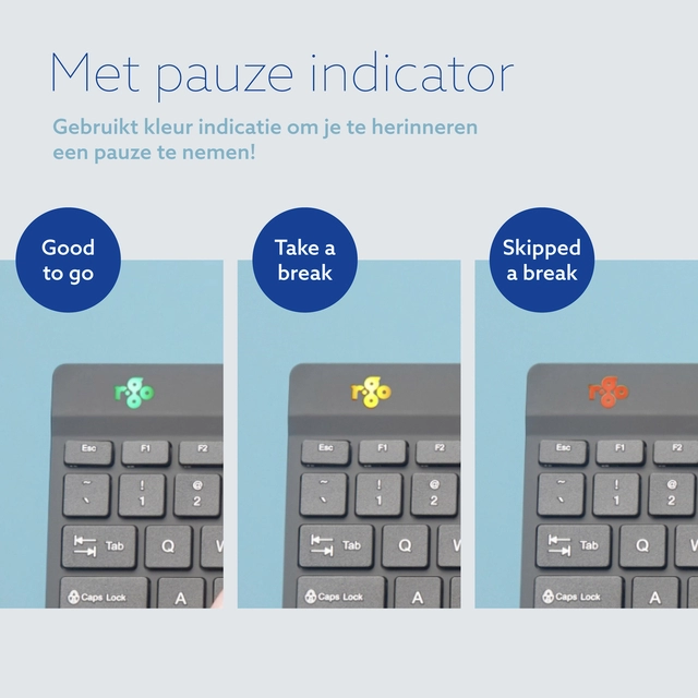 Een Toetsenbord R-Go Ergonomisch Split Break QWERTY koop je bij VHK Kantoorartikelen