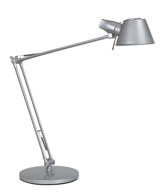 Een Bureaulamp MAUL Rock LED voet zilvergrijs koop je bij VHK Kantoorartikelen