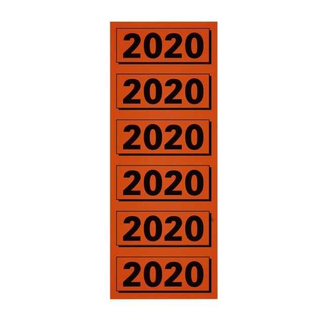 Een Rugetiket Elba 2020 57x25mm rood 120 stuks koop je bij Hoekmankantoorartikelen.nl