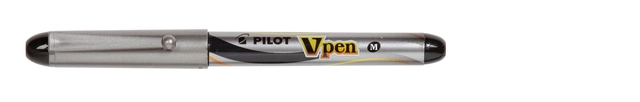 Een Vulpen Pilot Vpen medium zilver/zwart koop je bij VHK Kantoorartikelen