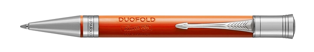 Een Balpen Parker Duofold Classic Vintage big lacquer red CT medium koop je bij Hoekmankantoorartikelen.nl