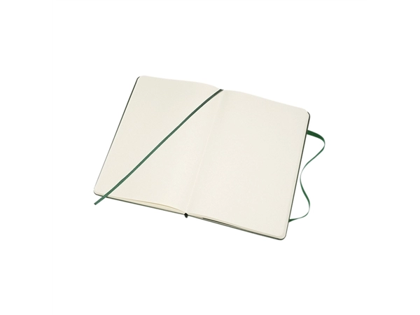 Een Notitieboek Moleskine large 130x210mm blanco hard cover myrtle green koop je bij Continu Kantoor