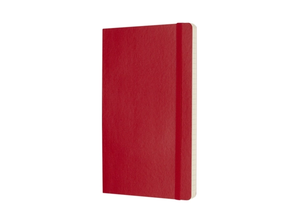 Een Notitieboek Moleskine large 130x210mm lijn soft cover scarlet red koop je bij Continu Kantoor