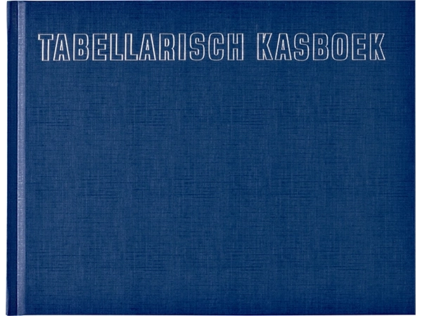 Een Kasboek tabellarisch 210x160mm 96blz 8 kolommen blauw koop je bij VHK Kantoorartikelen