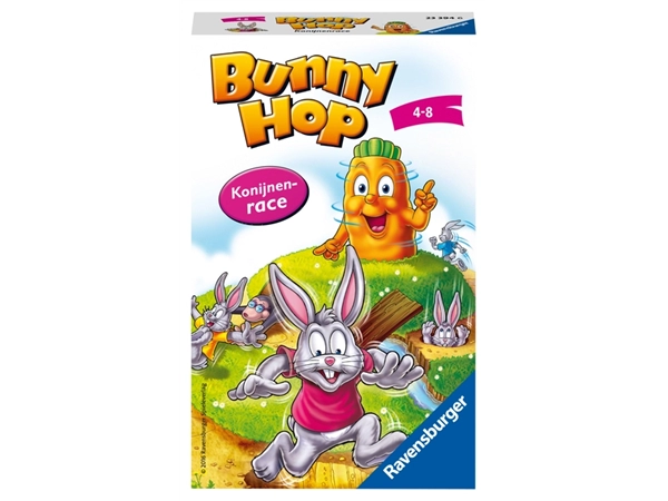 Een Spel Ravensburger Bunny Hop konijnenrace koop je bij Hoekmankantoorartikelen.nl