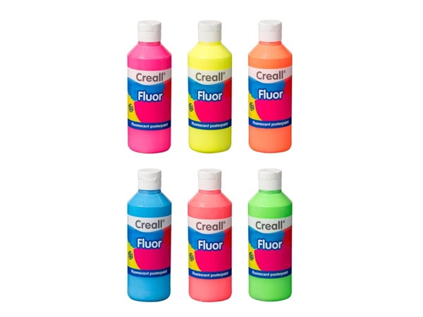 Een Plakkaatverf Creall fluor oranje 250ml koop je bij Hoekmankantoorartikelen.nl