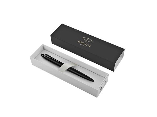 Een Balpen Parker Jotter XL Monochrome black medium koop je bij Continu Kantoor