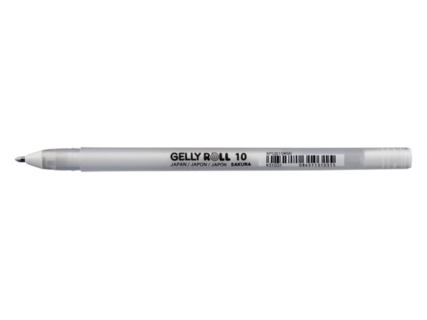 Een Gelschrijver Sakura Gelly Roll Basic 10 0.5mm wit koop je bij Continu Kantoor