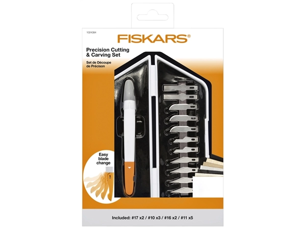 Een Snijmes Fiskars Premium Precision 12-delig koop je bij VHK Kantoorartikelen