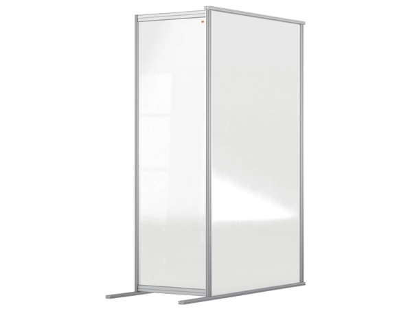 Een Scheidingswand uitbreidingspaneel Nobo Modulair transparant acryl 600x1800mm koop je bij Continu Kantoor