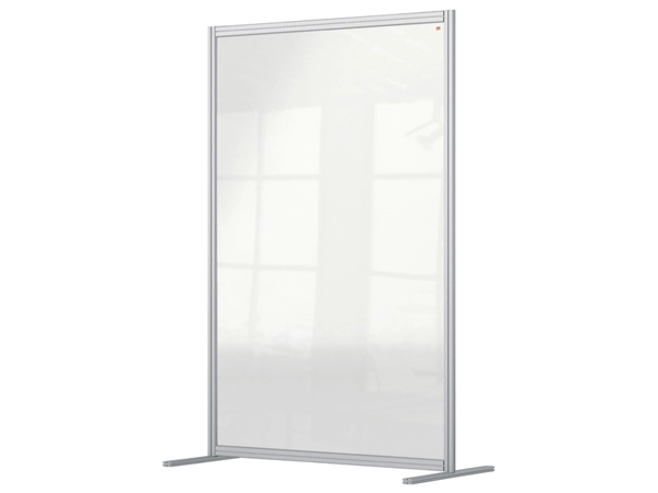 Een Scheidingswand Nobo Modulaire transparant acryl 1200x1800mm koop je bij Continu Kantoor