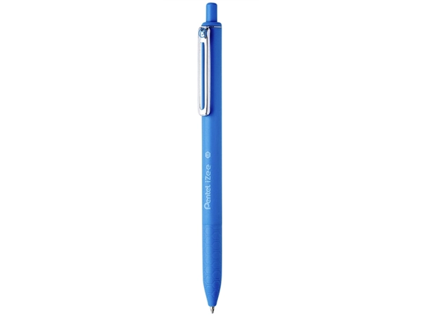 Een Balpen Pentel BX470 iZee medium lichtblauw koop je bij VHK Kantoorartikelen