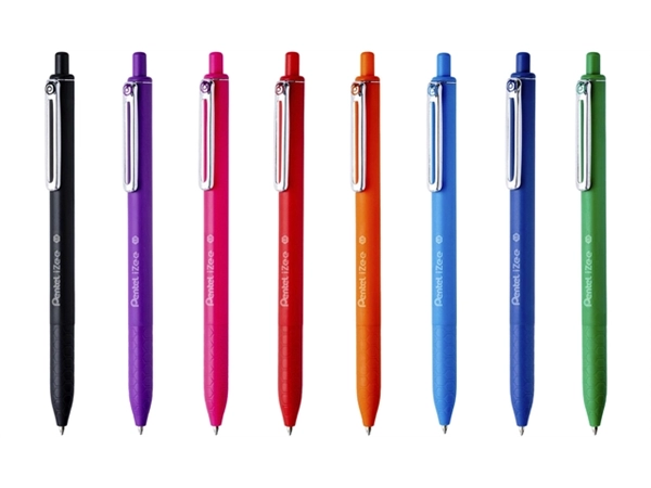 Een Balpen Pentel BX470 iZee medium roze koop je bij VHK Kantoorartikelen