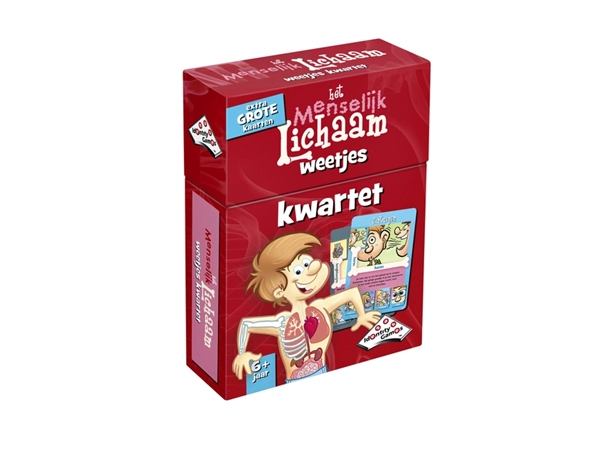 Een Kwartet menselijk lichaam weetjes koop je bij Continu Kantoor