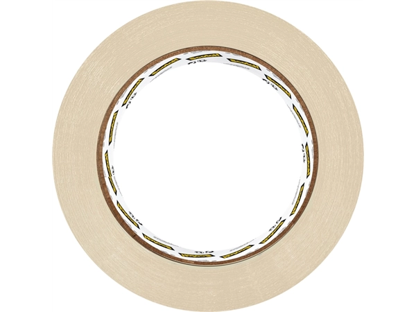 Een Afplaktape Scotch Basic 24mmx50m beige koop je bij Continu Kantoor