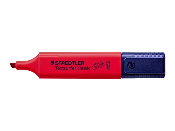 Een Markeerstift Staedtler 364 Textsurfer rood koop je bij VHK Kantoorartikelen