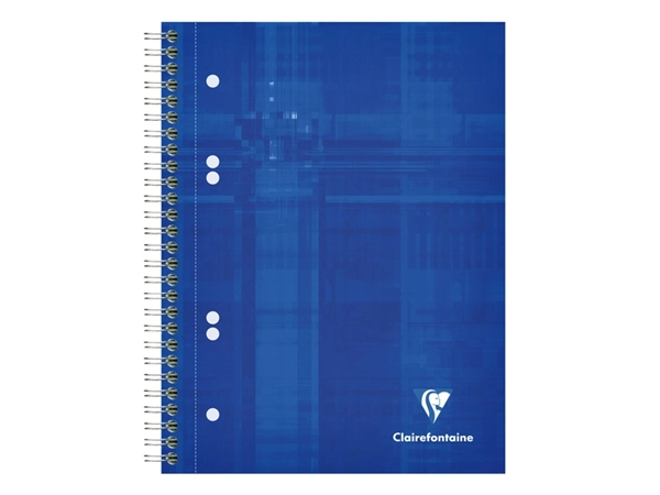 Een Collegeblok Clairefontaine Studium A5+ ruit 5x5mm 6-gaats 80 pagina's assorti koop je bij VHK Kantoorartikelen