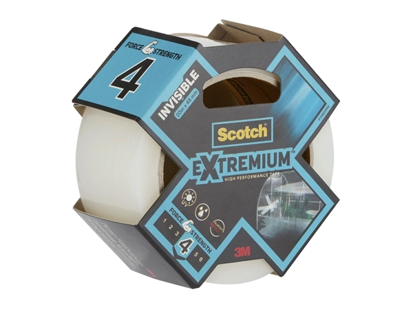 Een Plakband Scotch Extremium invisible 48mmx25m transparant koop je bij Hoekmankantoorartikelen.nl