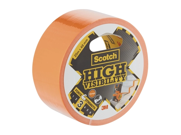 Een Plakband Scotch high visibility 48mmx25m oranje koop je bij VHK Kantoorartikelen