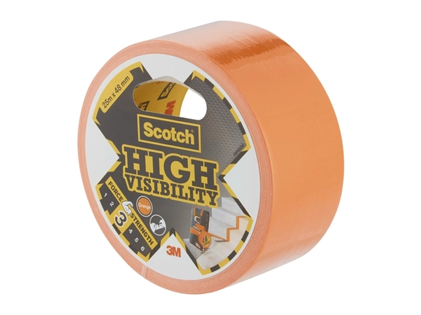 Een Plakband Scotch high visibility 48mmx25m oranje koop je bij Continu Kantoor