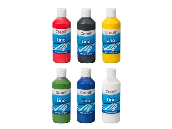 Een Linoleumverf Creall Lino lichtrood 250ml koop je bij VHK Kantoorartikelen