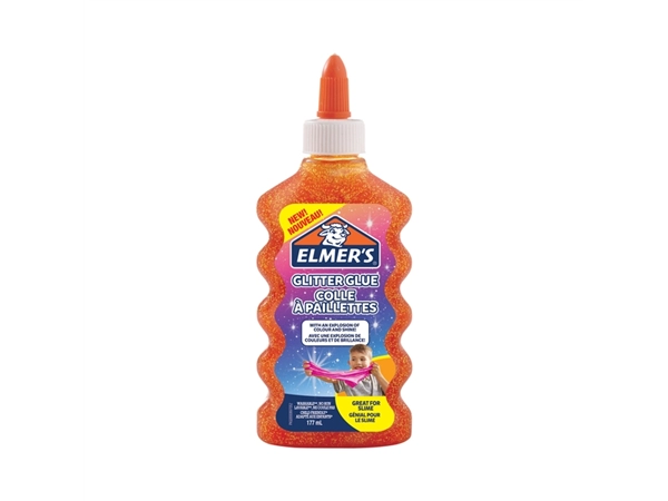 Een Kinderlijm Elmer's glitter oranje koop je bij Continu Kantoor