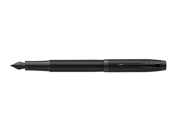 Een Vulpen Parker IM Achromatic GB matt black fijn koop je bij VHK Kantoorartikelen