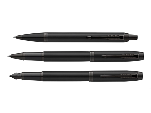 Een Rollerpen Parker IM Achromatic matt black fijn koop je bij VHK Kantoorartikelen