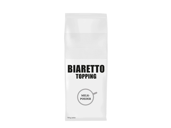 Een Melkpoeder Biaretto topping 750gram koop je bij VHK Kantoorartikelen