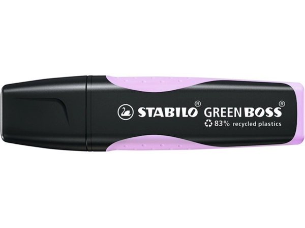 Een Markeerstift STABILO GREEN BOSS 6070/155 pastel lila blush koop je bij Hoekmankantoorartikelen.nl