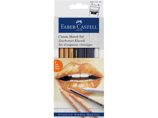 Een Potlood Faber-Castell Goldfaber classic 6-delig koop je bij VHK Kantoorartikelen