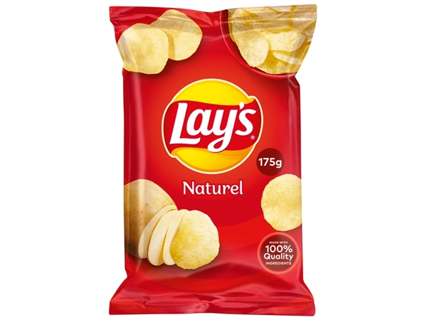 Een Chips Lay's naturel 175 gram koop je bij VHK Kantoorartikelen