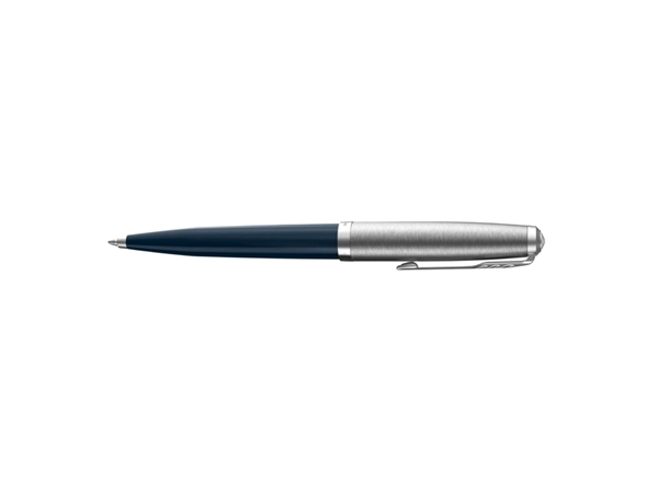 Een Balpen Parker 51 midnight blue CT medium koop je bij Continu Kantoor