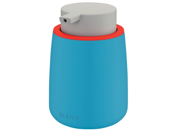 Een Handzeepdispenser Leitz Cosy voor handzeep 300ml blauw koop je bij VHK Kantoorartikelen